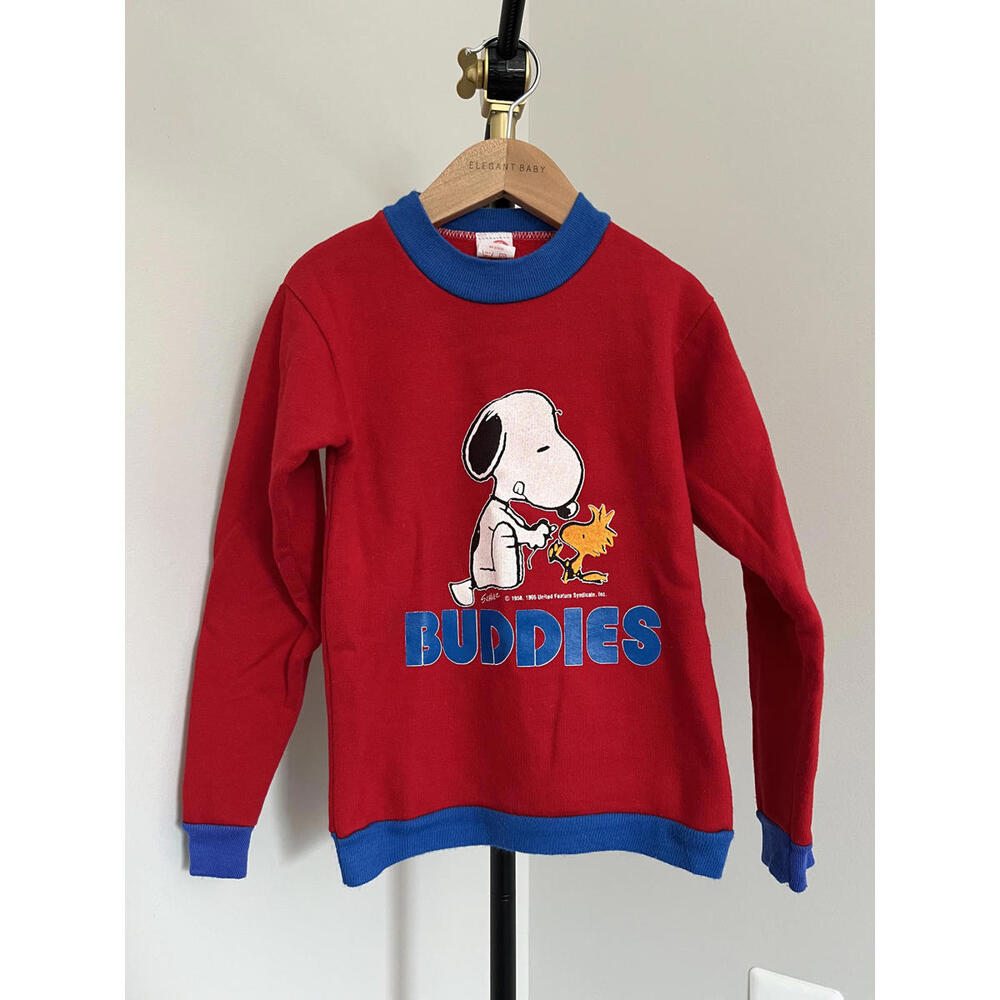 Vintage 90s Artex Peanuts Snoopy & Woodstock "Buddies" Sweatshirt - Made in USA